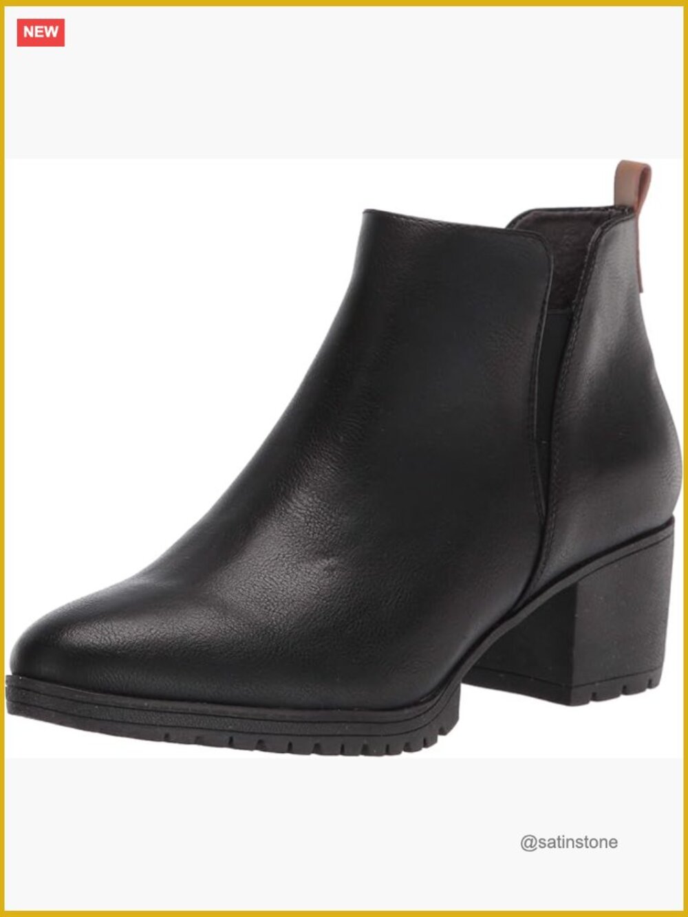 Dr. Scholl's Women's London Ankle Boot with Block Heel